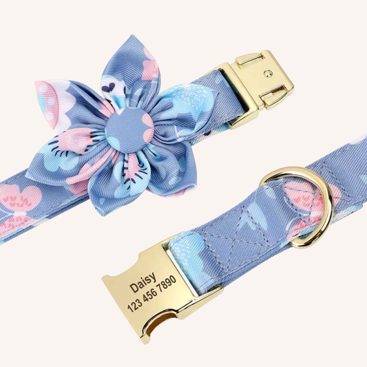 オーシャンパープル首輪