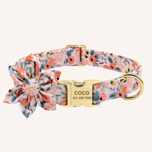フラワー首輪