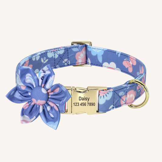 オーシャンパープル首輪